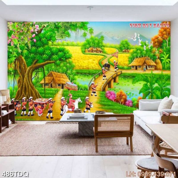 Ảnh cánh đồng lúa Việt Nam - 486DQ