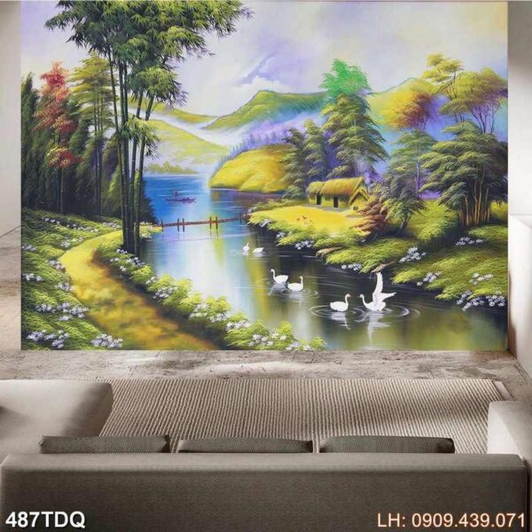 Tranh quê hương tại TpHCM - 487DQ