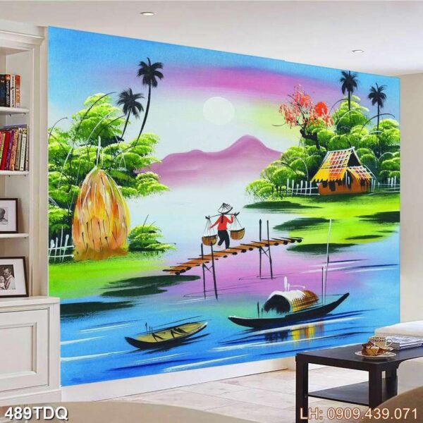 Tranh đồng quê Việt Nam - 489DQ