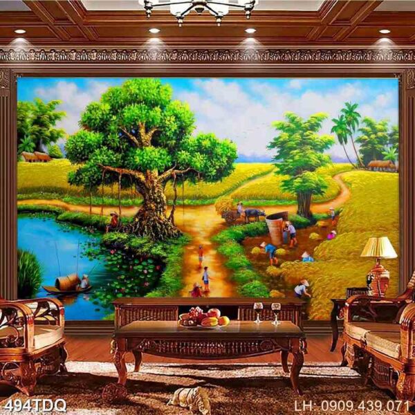 Ảnh đồng quê miền Bắc - 494DQ