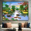 Bức tranh làng quê nghệ thuật - 071DQ