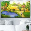 Tranh đồng quê dán kiếng - 095DQ