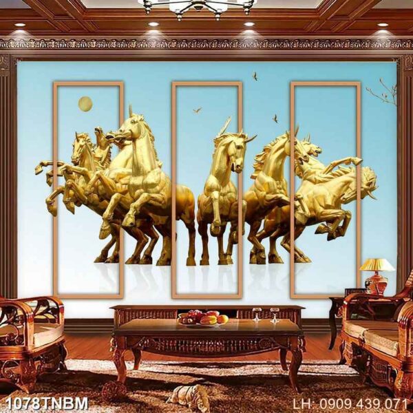 Mẫu tranh mã đáo thành công tại TpHCM - 1078TNBM