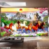 Tranh ngựa nghệ thuật - 1122TNBM