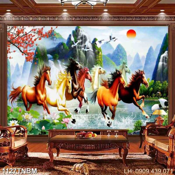 Mẫu tranh mã đáo thành công tại TpHCM - 1127TNBM