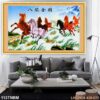 Tranh vẽ mã đáo thành công đẹp - 113TNBM