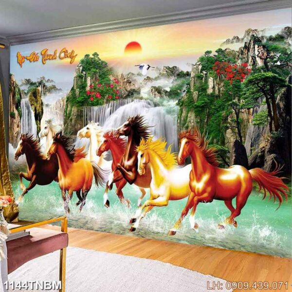 Bức tranh mã đáo thành công khổ lớn - 1144TNBM