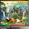 Mẫu tranh ngựa treo phòng khách - 1150TNBM