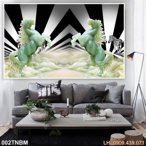 Ảnh mã đáo thành công treo phòng khách - 002TNBM