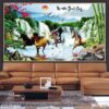 Bức tranh mã đáo thành công tặng tân gia - 523TNBM