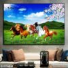 Tranh ảnh mã đáo thành công in tráng gương - 531TNBM