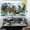 Mẫu tranh mã đáo thành công dán kính - 581TNBM