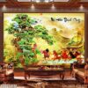 Bức tranh mã đáo thành công treo phòng khách - 699TNBM