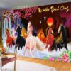 Bức tranh ngựa dán tường - 744TNBM