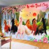 Tranh bát mã tặng khai trương - 787TNBM
