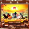 Bức tranh bát mã dán tường - 979TNBM