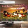 Ảnh ngựa in tráng gương - 983TNBM