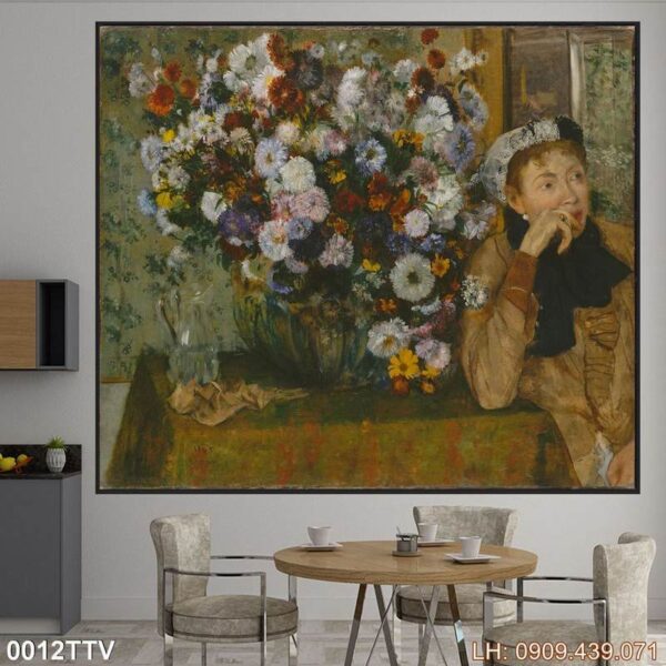 Tranh phong cách sơn dầu in laminate - 012TTV