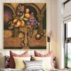 Bức tranh tĩnh vật hoa quả đẹp - 1344TTV