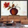 Tranh ảnh tĩnh vật bình hoa ấn tượng - 1417TTV