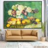 Bức tranh tĩnh vật hoa quả in canvas - 1528TTV