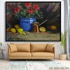 Ảnh tĩnh vật bình hoa in tráng gương - 1553TTV