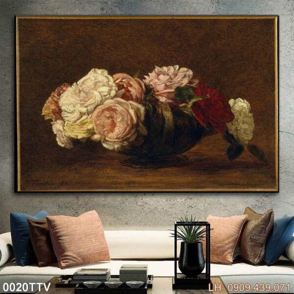 Tranh vẽ tĩnh vật đẹp - 020TTV