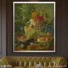 Mẫu tranh phong cách sơn dầu in canvas - 2171TTV
