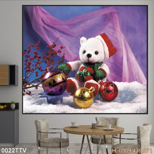 Bức tranh sơn dầu có khung - 022TTV