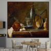 Tranh phong cách sơn dầu ấn tượng - 2219TTV