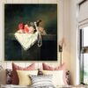 Bức tranh phong cách sơn dầu khổ lớn - 2447TTV