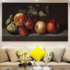 Bức tranh tĩnh vật hoa quả truyền thống - 2490TTV