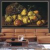 Bức tranh tĩnh vật bình hoa dán tường - 2518TTV