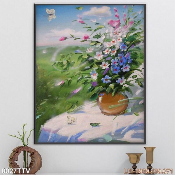 Bức tranh tĩnh vật đẹp - 027TTV