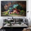 Tranh vẽ tĩnh vật bình hoa đẹp - 2745TTV