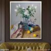 Tranh tĩnh vật bình hoa in laminate - 2763TTV