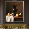 Tranh vẽ tĩnh vật bình hoa treo khách sạn - 2801TTV