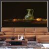 Tranh tĩnh vật bình hoa truyền thống - 2856TTV