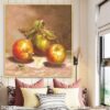 Bức tranh tĩnh vật bình hoa dán kiếng - 2929TTV