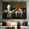 Tranh vẽ tĩnh vật bình hoa in tráng gương - 2947TTV