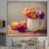 Bức tranh tĩnh vật hoa quả in canvas - 2950TTV