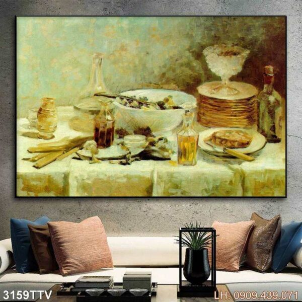 Tranh tĩnh vật hoa quả truyền thống - 3159TTV