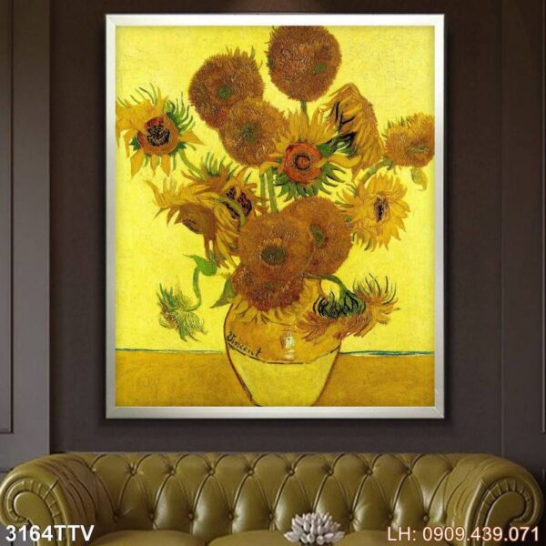 Tranh phong cách sơn dầu in nhanh - 3164TTV