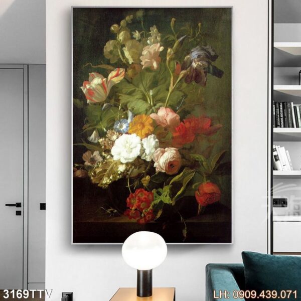 Mẫu tranh phong cách sơn dầu tại TpHCM - 3169TTV