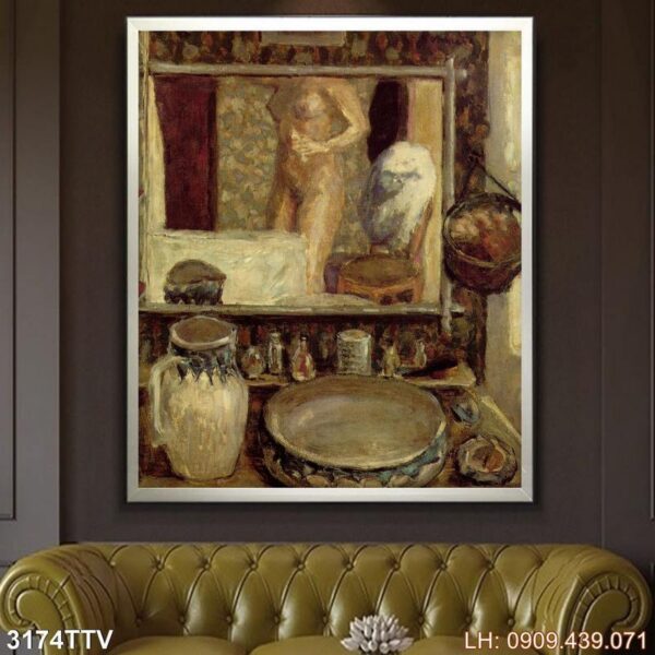 Tranh vẽ sơn dầu ấn tượng - 3174TTV