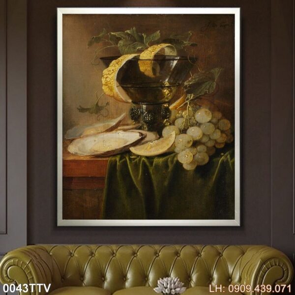 Tranh ảnh sơn dầu in laminate - 043TTV