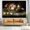 Tranh tĩnh vật bình hoa in tráng gương - 437TTV