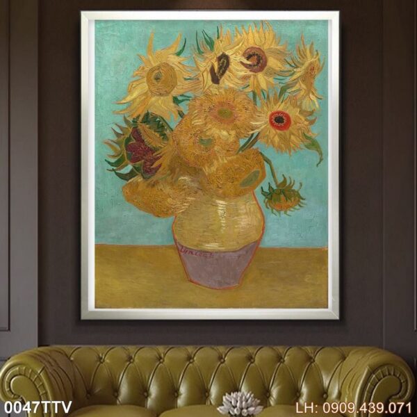 Tranh phong cách sơn dầu treo khách sạn - 047TTV