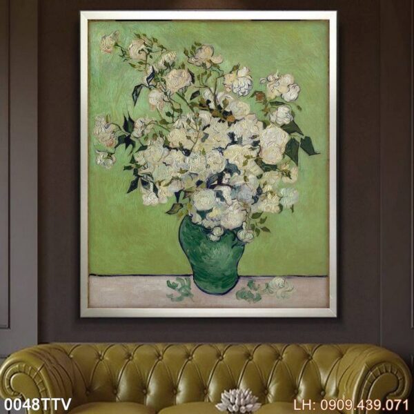 Ảnh phong cách sơn dầu dán kiếng - 048TTV