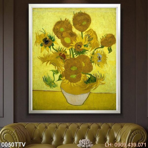 Ảnh sơn dầu in tráng gương - 050TTV